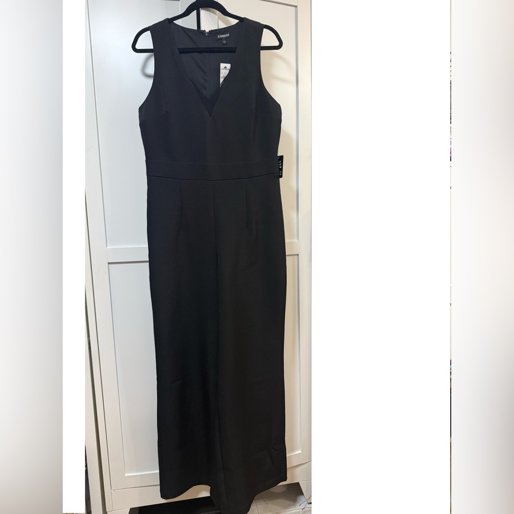 NWT Express Black Wide Leg Jumpsuit
